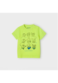 MAYORAL Zaļš T-krekls ar suņiem