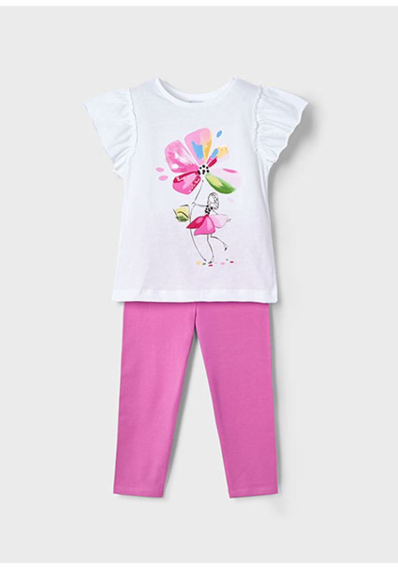 MAYORAL Legingu komplekts ar ziedu rakstu