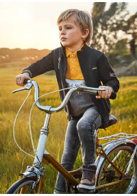 MAYORAL Tumši pelēki džinsi