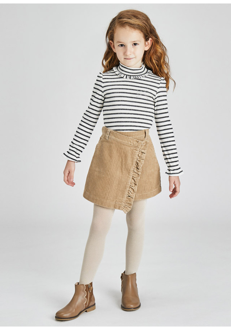 MAYORAL Bēšīgas velveta svārki