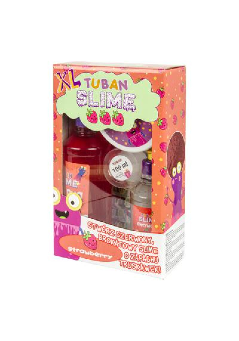 Super slaima veidošanas komplekts XL – Zemenes