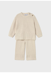 MAYORAL Bēšīgs adīts kostīms