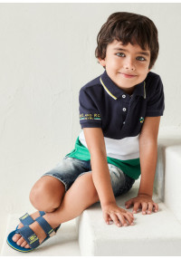 MAYORLA Kokvilnas svītrains polo