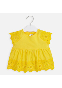 MAYORAL kokvilnas dzeltena koklvilnas blūzīte