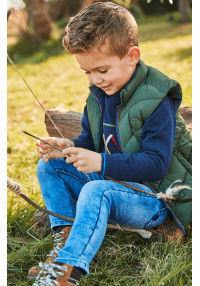 MAYORAL Zilas džinsu bikses