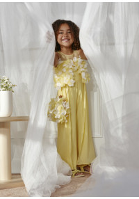 Abel&Lula Šifona kombinezons ar ziediem