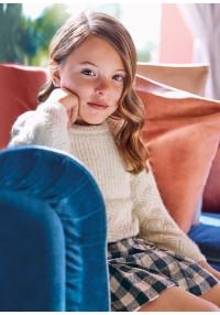 Abel&Lula Lurex ažūra džemperis