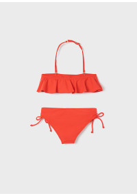 MAYORAL Atsevišks sarknas peldkostīms ar volāniem