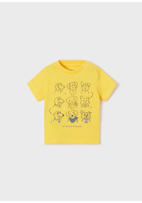 MAYORAL Dzeltens T-kreskls ar suņiem