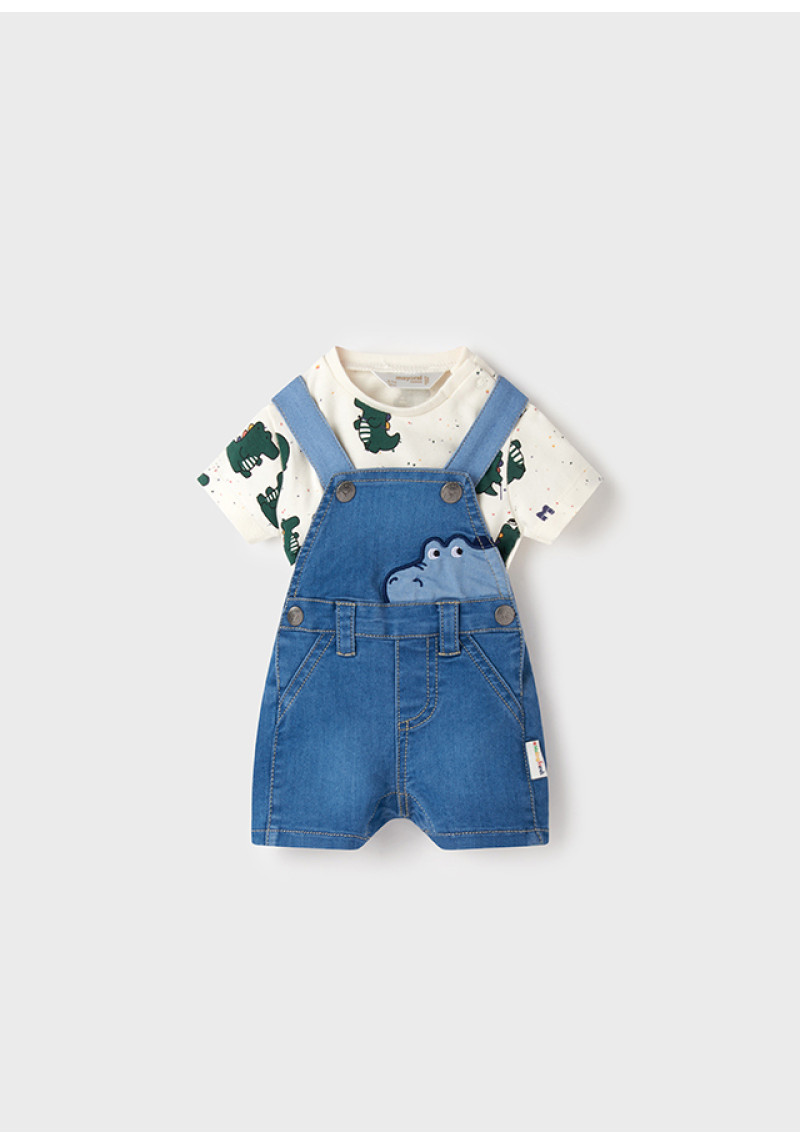 MAYORAL Džinsa kombinizons ar T-kreklu