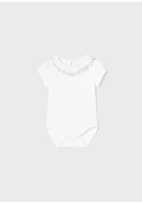 MAYORAL Balts bodijs ar apkakli