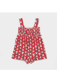 MAYORAL Sarkans rompers ar pelītēm