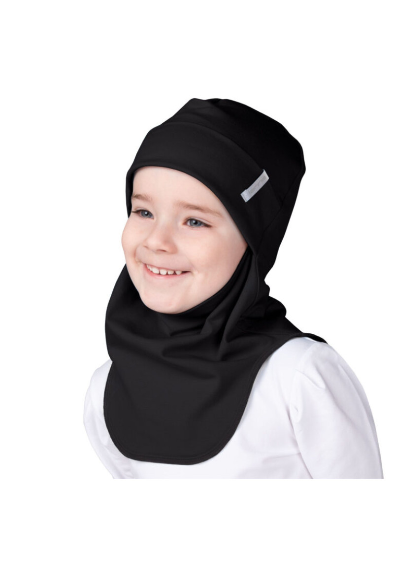 LENNE Džersija balaklava melnā krāsā