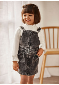 MAYORAL Pelēks džinsa sarafāns