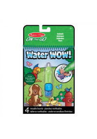 MELISSA & DOUG Water Wow Ūdens krāsojamā grāmata – Dzīvnieki