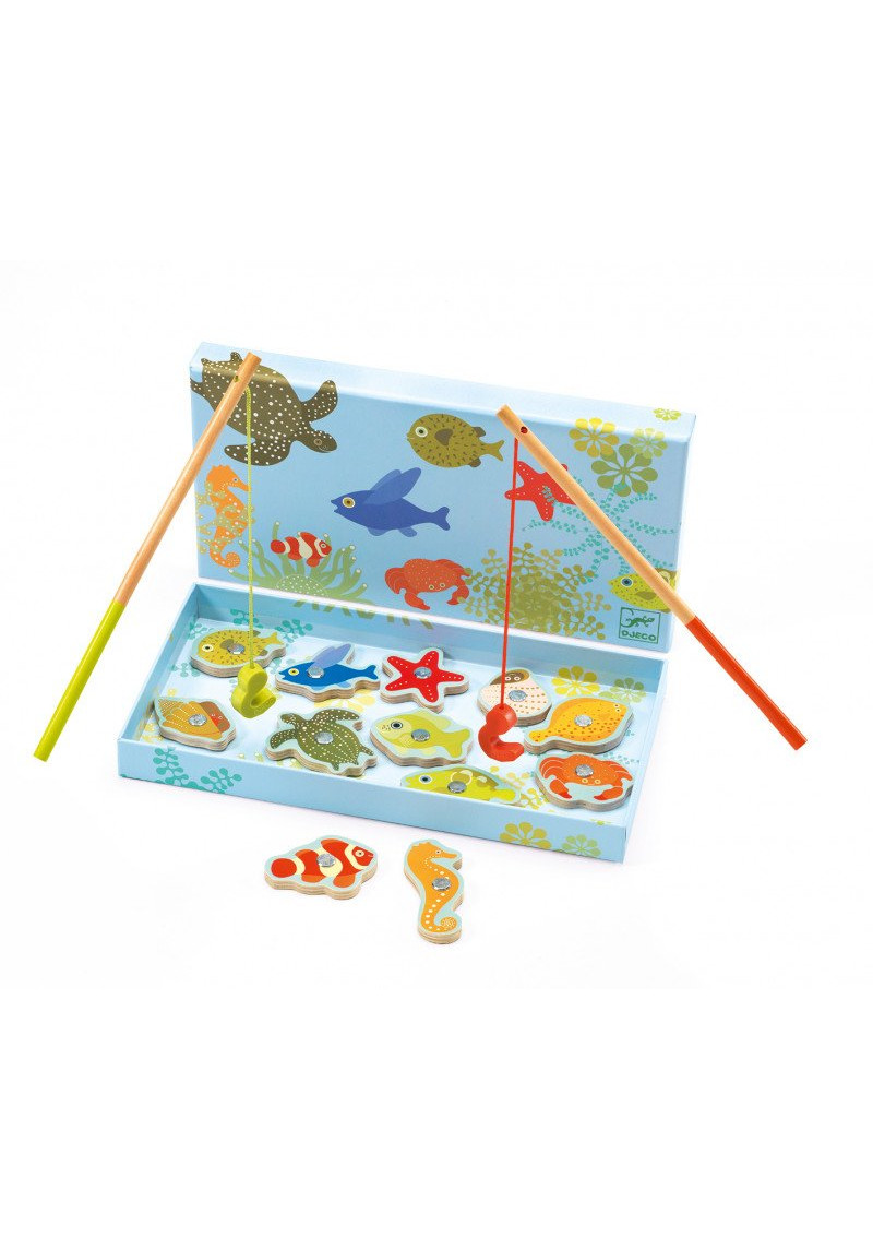 Djeco Koka magnēti – Makšķerēšanas spēle – Tropi