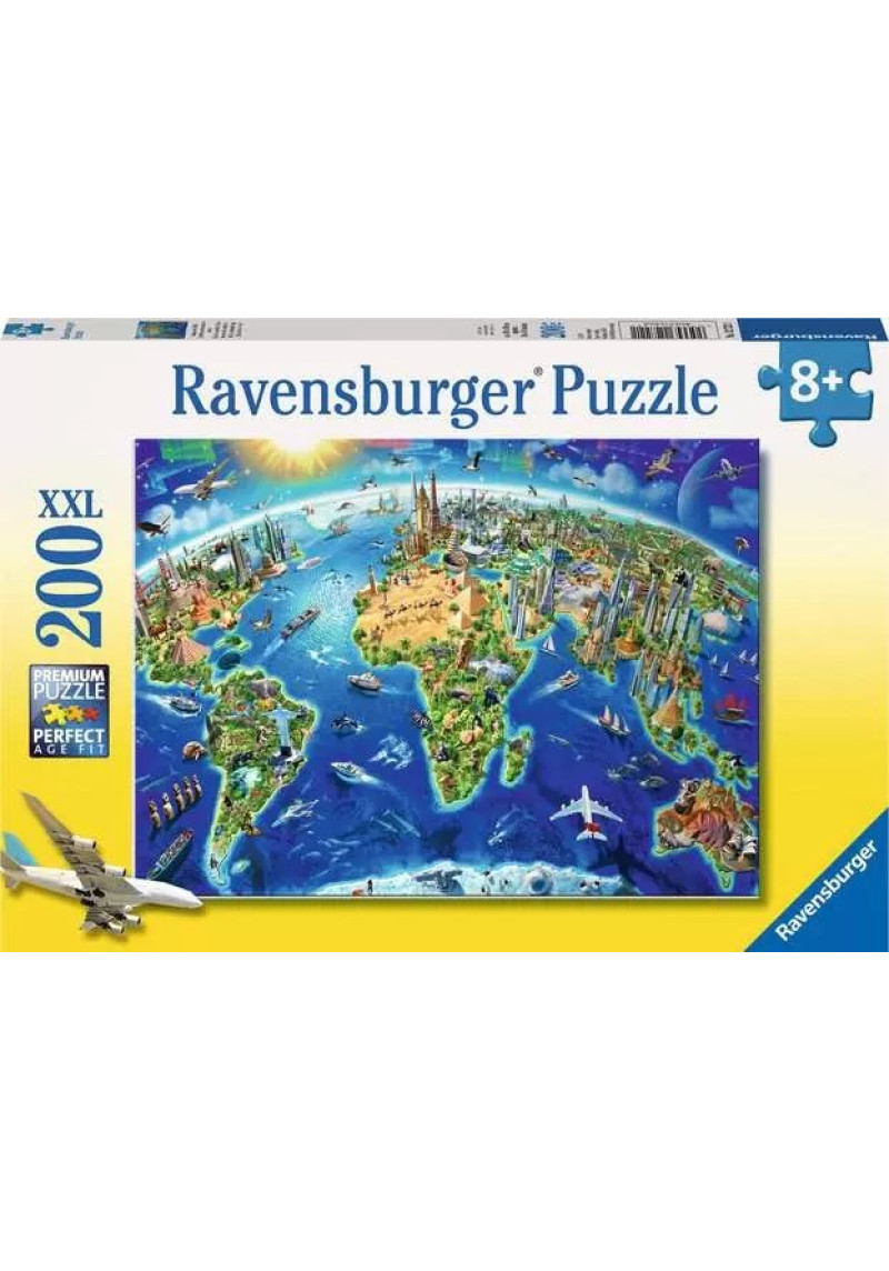 Ravensburger Puzle 200 Pasules Karte