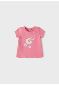 MAYORAL Rozā krekliņš ar ziediem