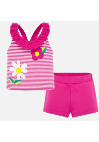 MAYORAL Koši rozā komplekts ar šortiem