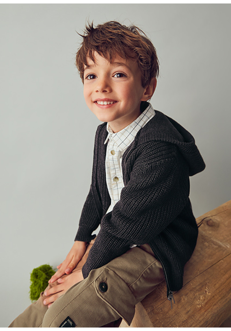 MAYORAL Adīšanas džemperis ar kapuci