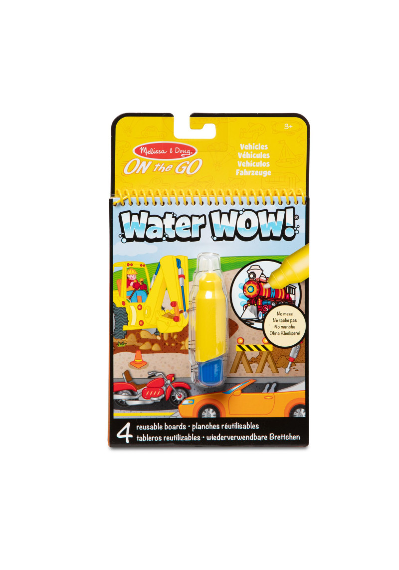 MELISSA & DOUG Water Wow Ūdens krāsojamā grāmata – Transportlīdzekļi