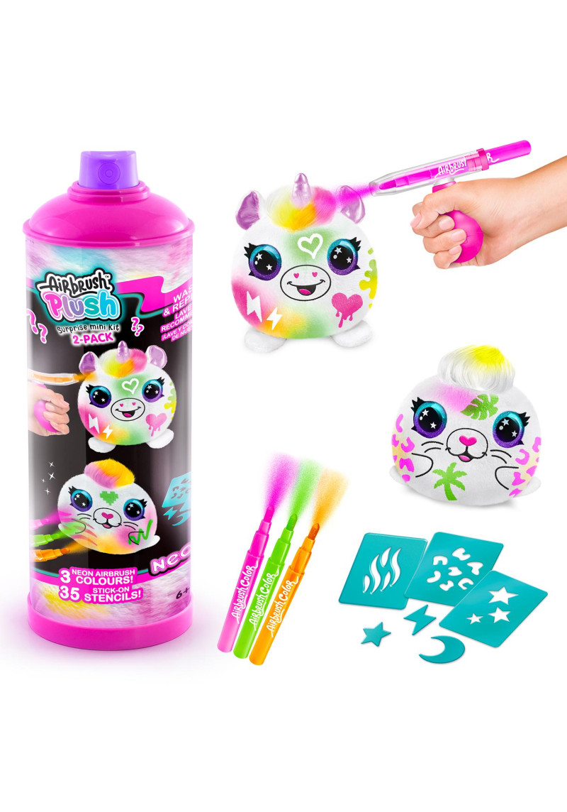AIRBRUSH Plush – Neona mini noslēpumainais komplekts, 2.gab