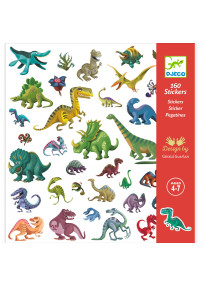 160 uzlīmes – Dinozauri