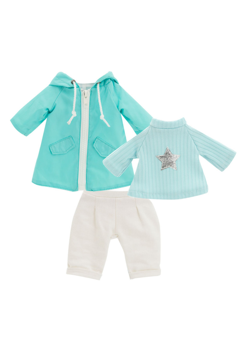 Lucky Doggy Apģērbu komplekts: Lietaina diena