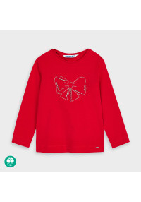 MAYORAL Sarkans krekls ar banti