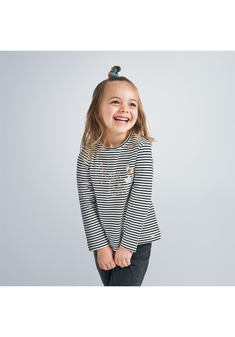 MAYORAL Svītrains kokvilnas krekliņš