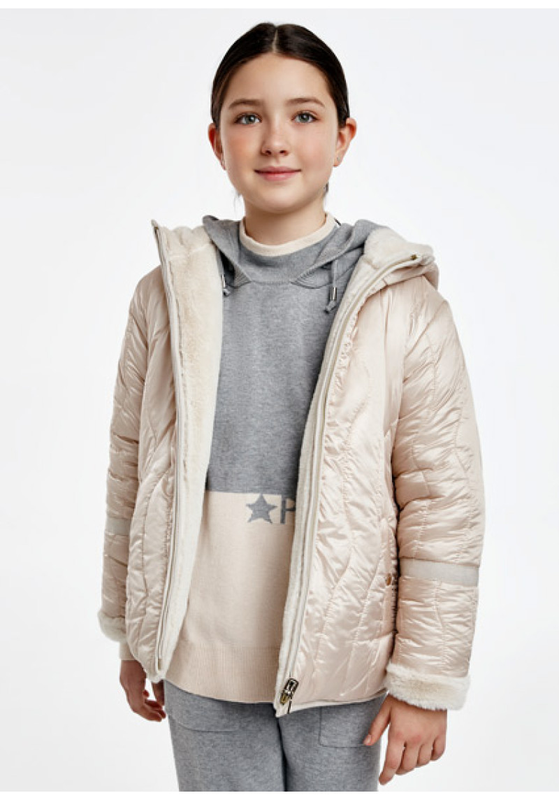 MAYORAL Divpusēja jaka ar mākslīgu kažokādu