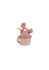 Little Dutch Pludmales komplekts, mazi rozā ziedi