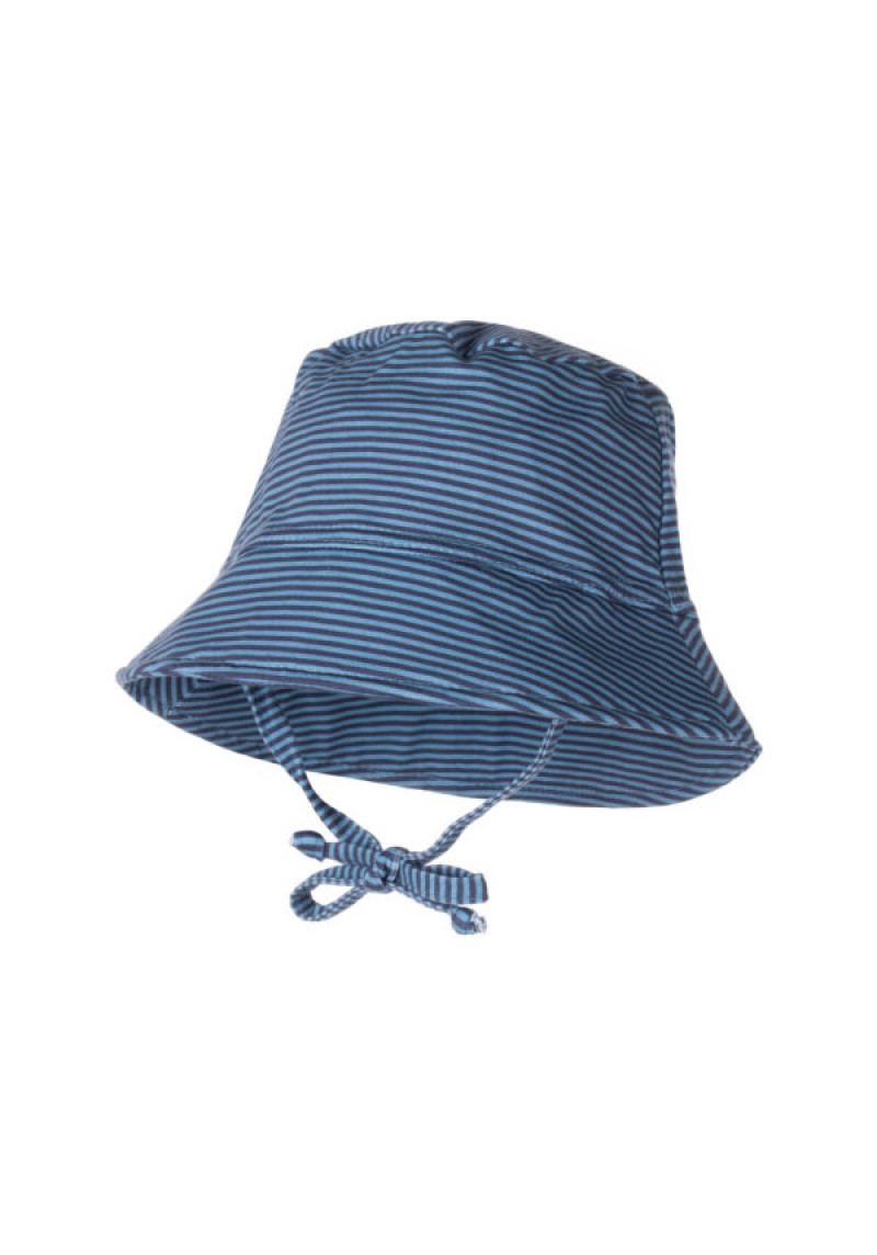 Lenne Zila svītraina vasaras cepure