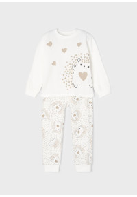 MAYORAL Gaiša pidžamma ar lāčiem