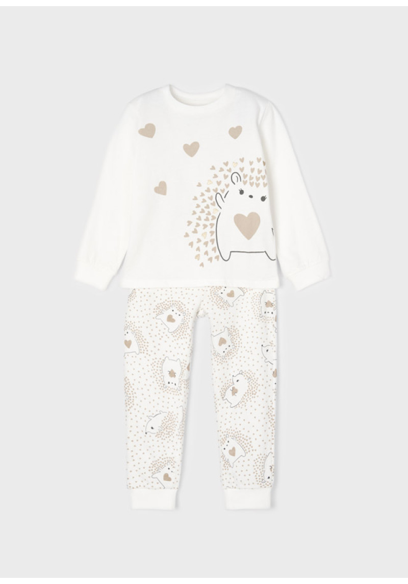 MAYORAL Gaiša pidžamma ar lāčiem