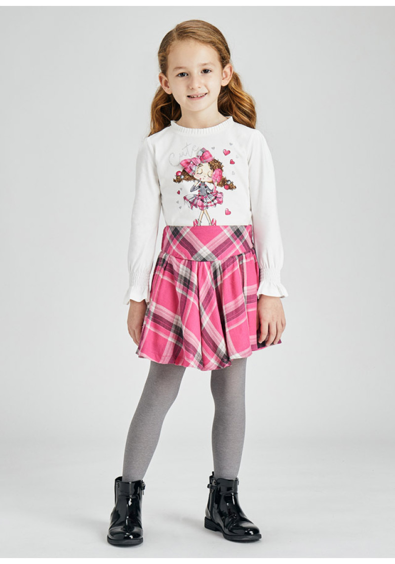 MAYORAL Rūtaini rozā svārki