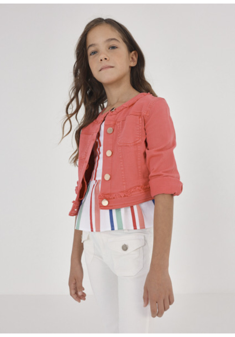 MAYORAL Korāl krāsas džinsa jaka