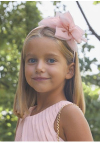 Organzas ziedu diadēma