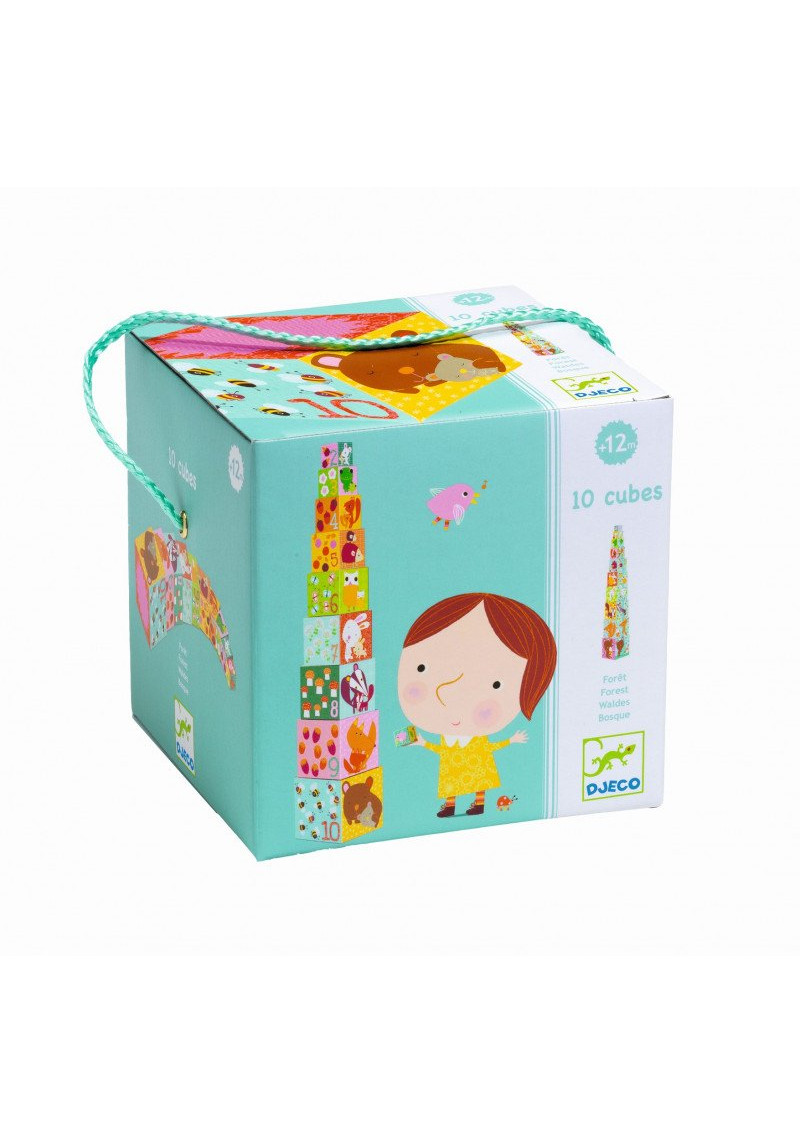 Djeco 10 kubi – Meža dzīvnieki