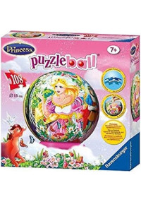 Ravensburger Apaļā puzzle 108 Princeses