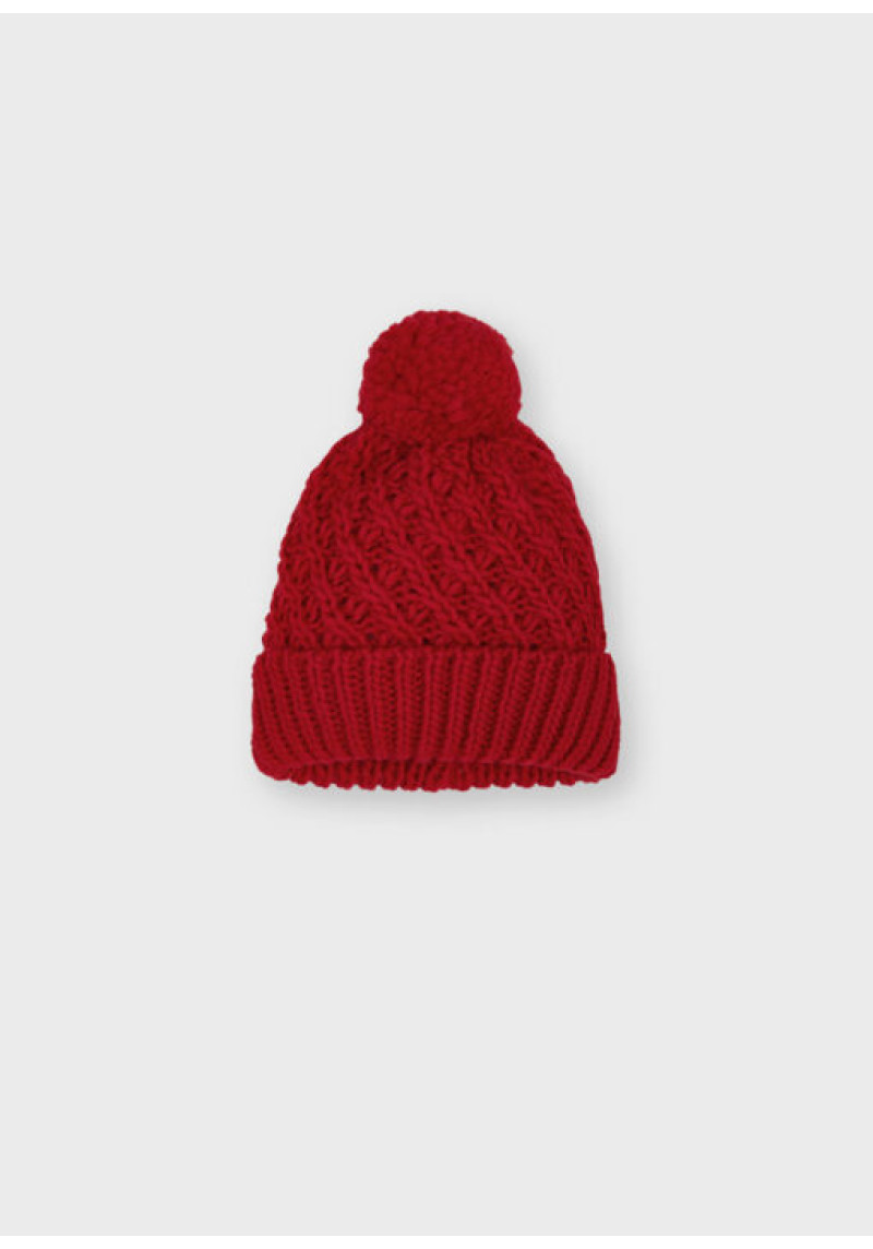 MAYORAL Sarkana adīta cepure