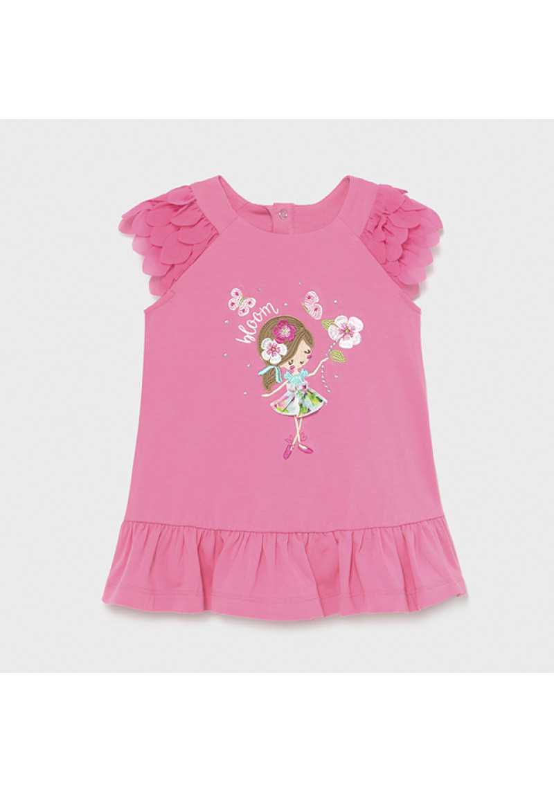 MAYORAL Trikotāžas rozā kleitiņa