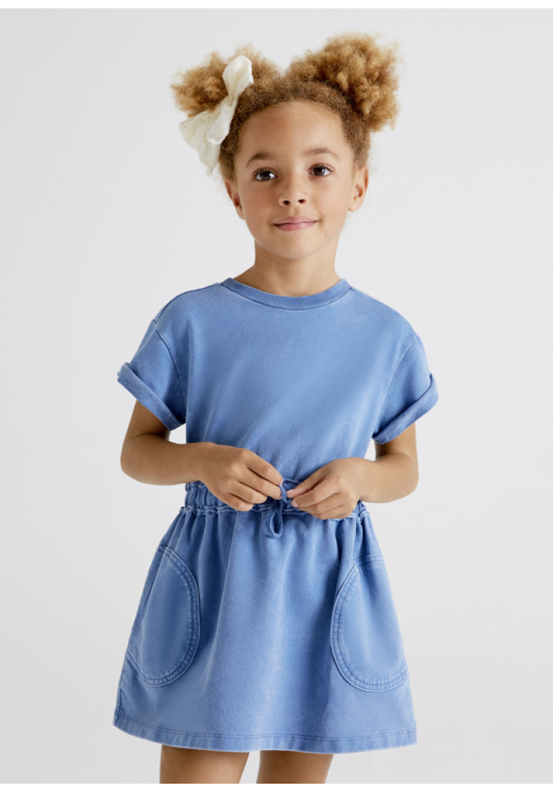 MAYORAL Kokvilnas zila kleita