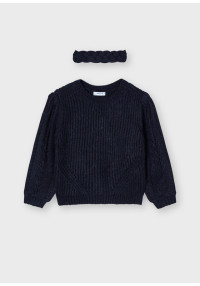 MAYORAL Melns džemperis ar galvas saiti