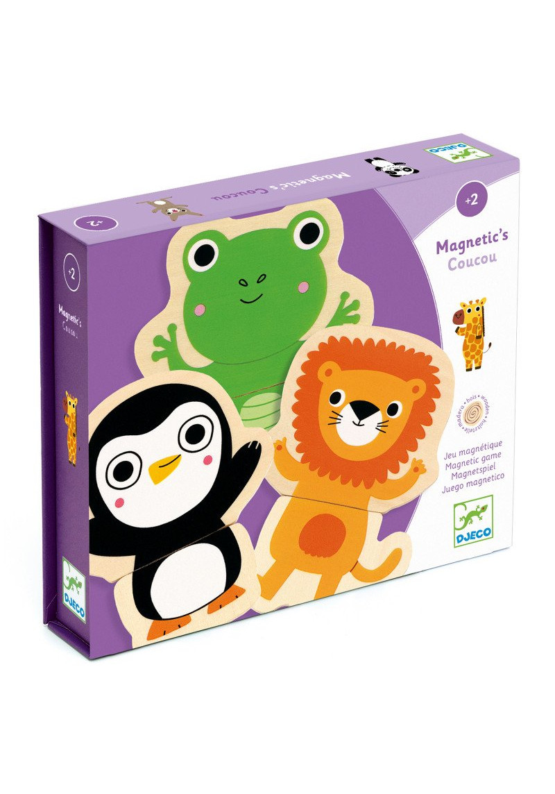 Djeco Koka magnēti – Džungļu zvēriņi (24 gab.)