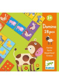 Djeco Domino – Ferma (28 gab.)