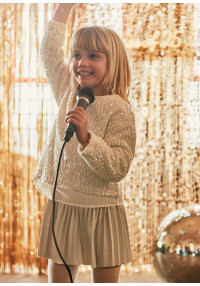 MAYORAL Kleita ar džemperi no fliteriem