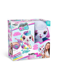 AIRBRUSH PLUSH Plīša DIY komplekts Kucēns ar aerogrāfijas, 26 cm