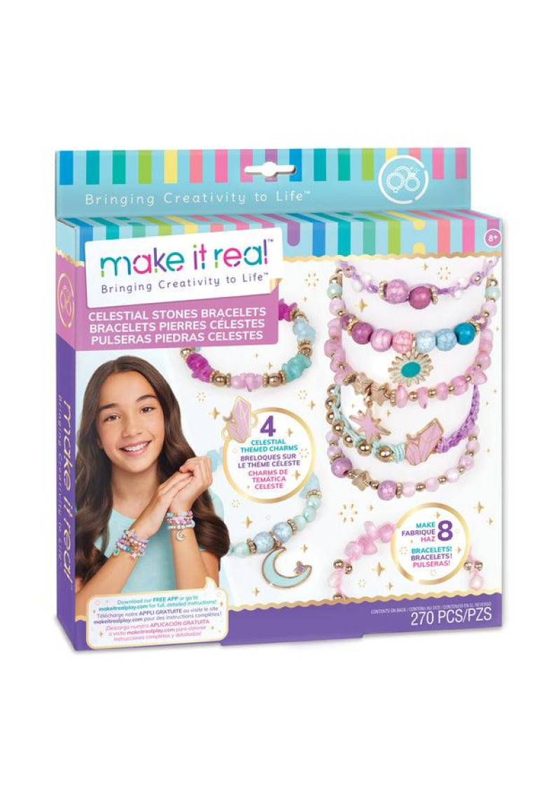 MAKE IT REAL DIY Rokassprādžu komplekts Debesu akmeņi