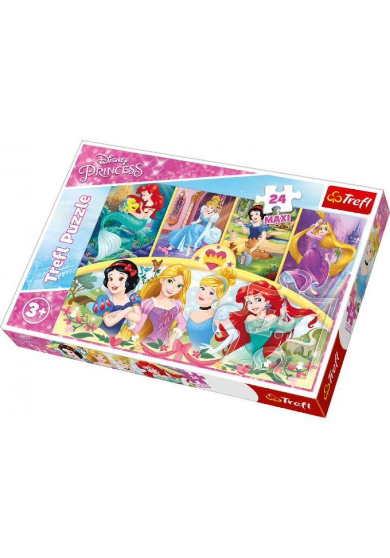 TREFL DISNEY PRINCESS Puzle Princeses, 24 gab.
